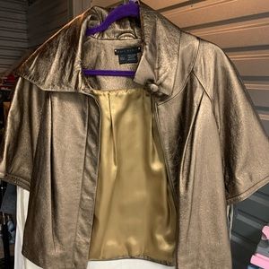 Bronze Sheri Bodell Leather Jacket